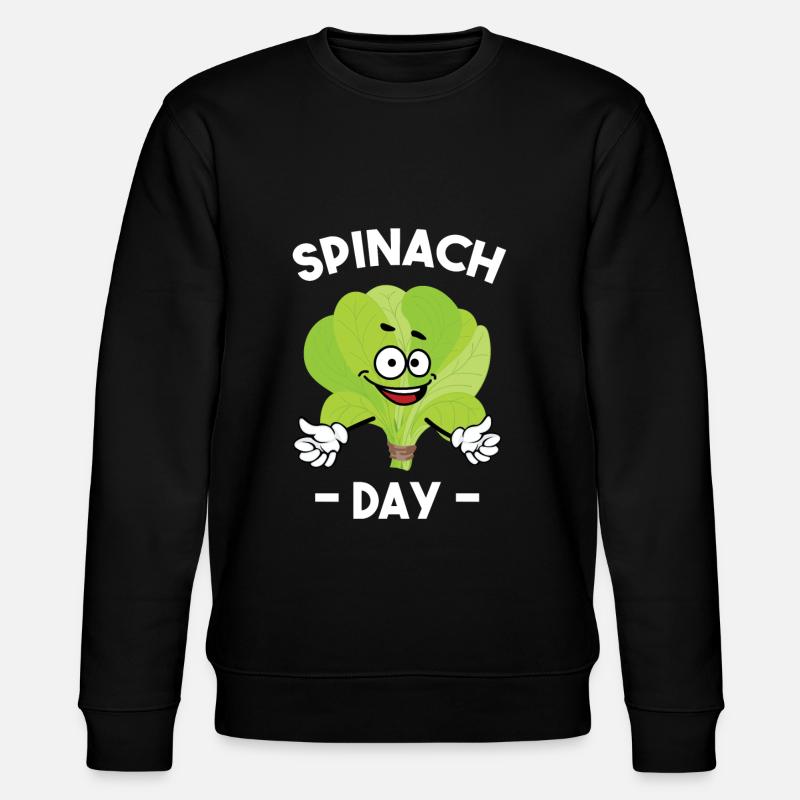 Spinach - Stanley/Stella CHANGER Unisex Organic Sweatshirt - black