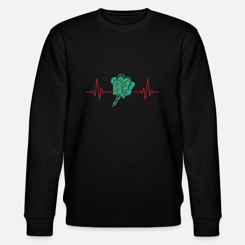 Épinard - Sweat bio CHANGER Stanley/Stella Unisexe - noir