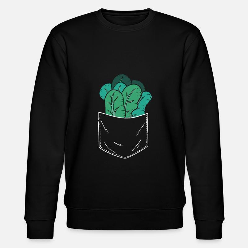Épinard - Sweat bio CHANGER Stanley/Stella Unisexe - noir
