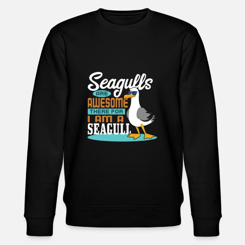 Mouette - Sweat bio CHANGER Stanley/Stella Unisexe - noir