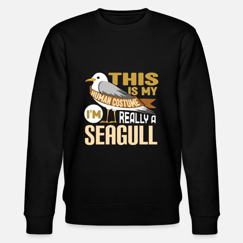 Mouette - Sweat bio CHANGER Stanley/Stella Unisexe - noir