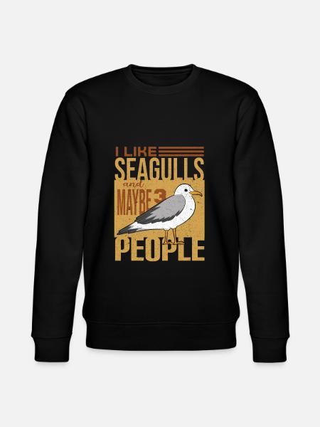 Seagull - Stanley/Stella CHANGER Unisex Organic Sweatshirt - black