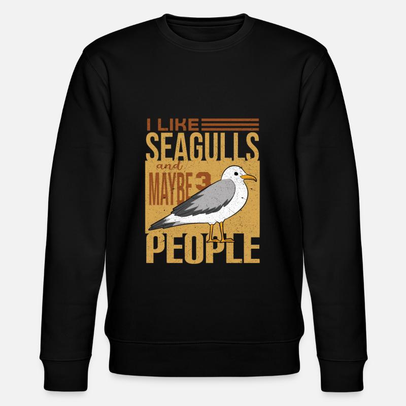 Mouette - Sweat bio CHANGER Stanley/Stella Unisexe - noir