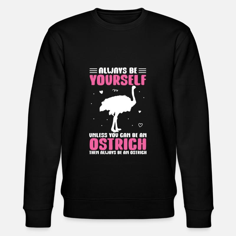 Autruche - Sweat bio CHANGER Stanley/Stella Unisexe - noir