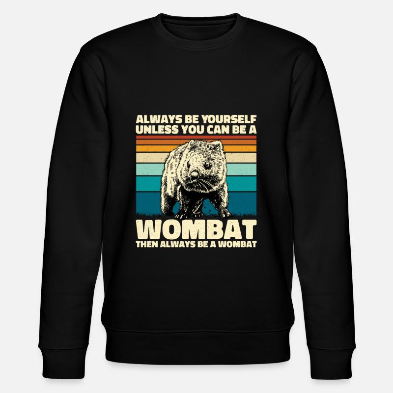Wombat - Sweat bio CHANGER Stanley/Stella Unisexe - noir