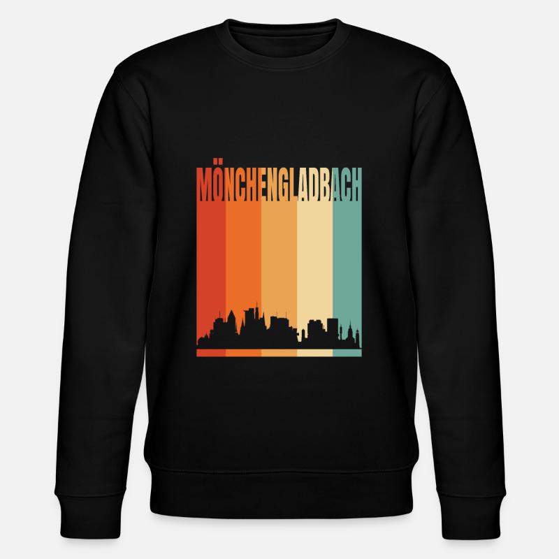 Mönchengladbach Skyline - Stanley/Stella Unisex Bio-Sweatshirt CHANGER  - Schwarz