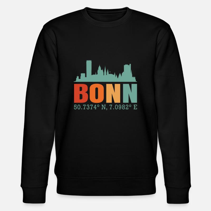 Bonn - Stanley/Stella Unisex Bio-Sweatshirt CHANGER  - Schwarz