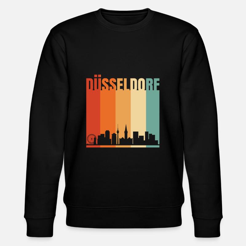 Dusseldorf - Stanley/Stella CHANGER Unisex Organic Sweatshirt - black