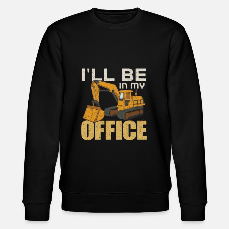 Crane operator crane gift - Stanley/Stella CHANGER Unisex Organic Sweatshirt - black