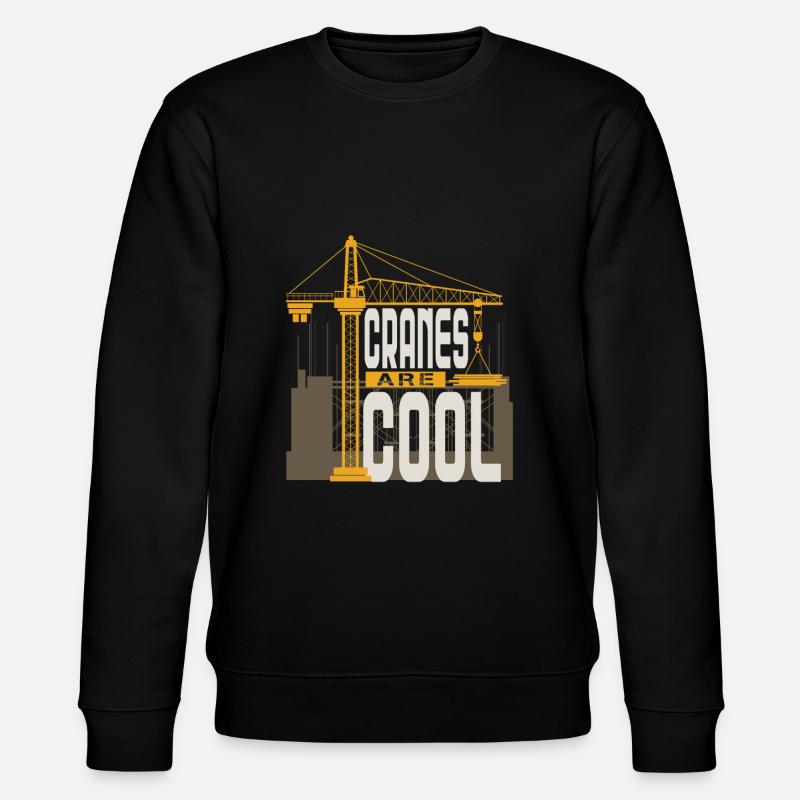 Crane operator crane gift - Stanley/Stella CHANGER Unisex Organic Sweatshirt - black