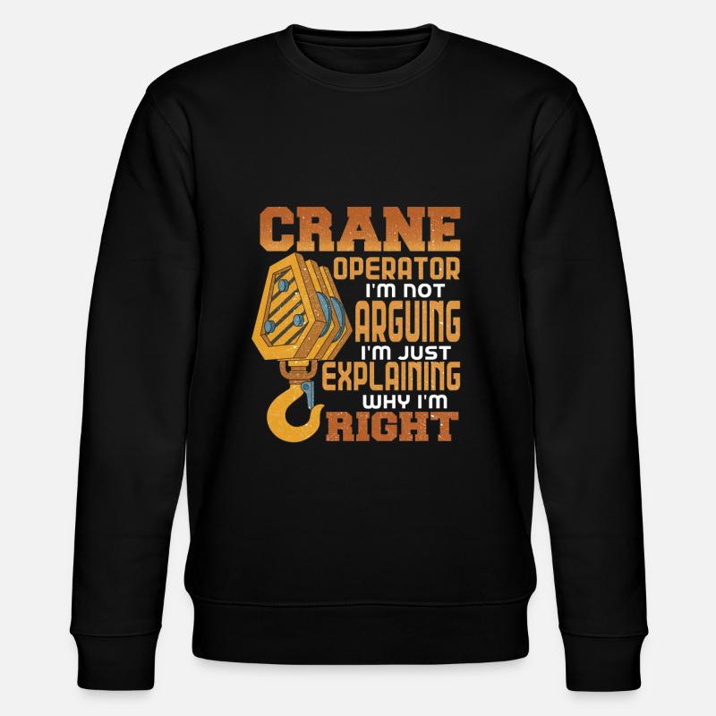 Cadeau de grutier - Sweat bio CHANGER Stanley/Stella Unisexe - noir
