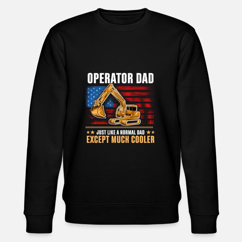 Crane operator crane gift - Stanley/Stella CHANGER Unisex Organic Sweatshirt - black