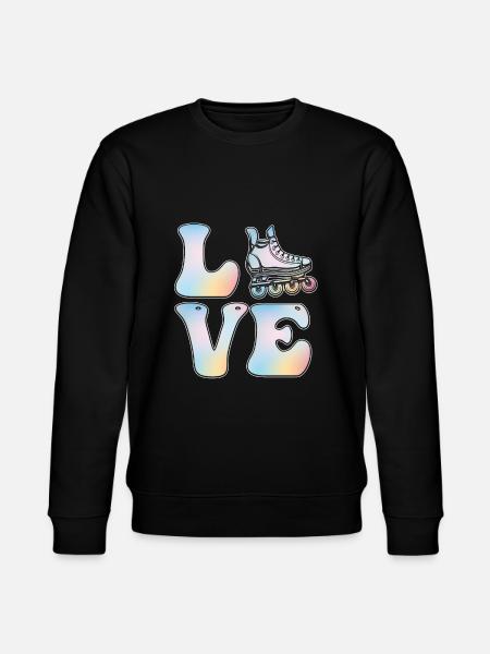 Inline Skating Inline Skating Gift - Stanley/Stella CHANGER Unisex Organic Sweatshirt - black