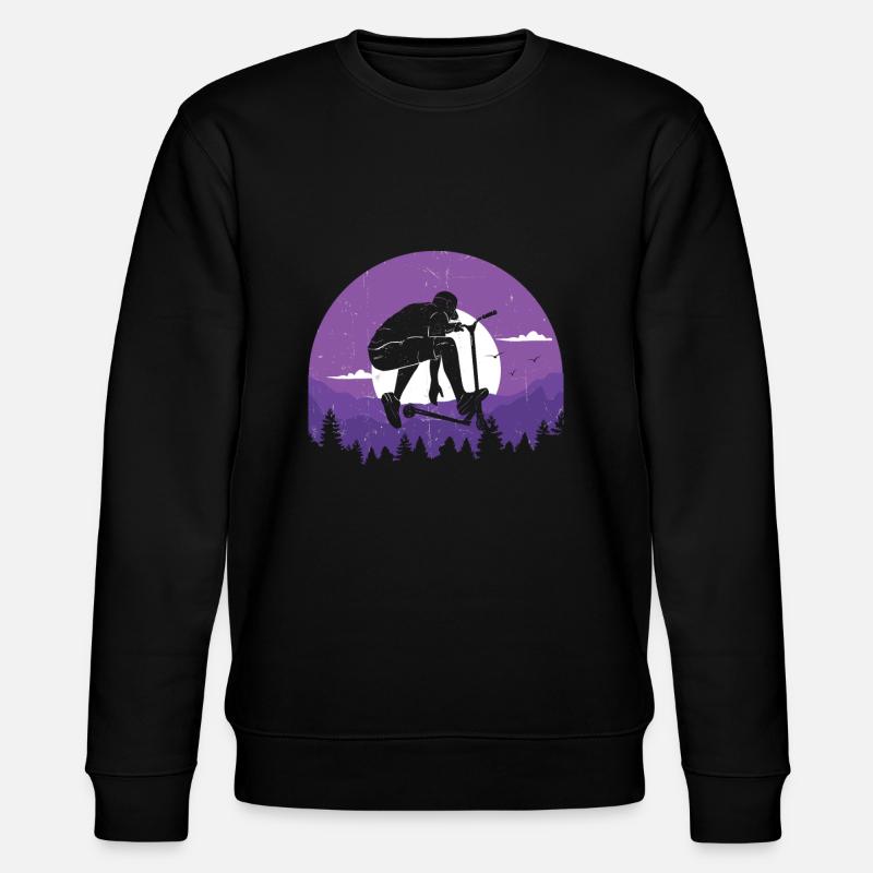Scooter Scooter Scooter Gift - Stanley/Stella CHANGER Unisex Organic Sweatshirt - black