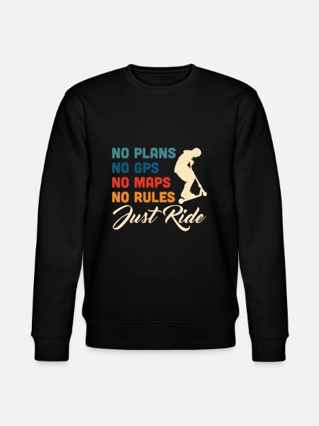 Scooter Scooter Scooter Gift - Stanley/Stella CHANGER Unisex Organic Sweatshirt - black