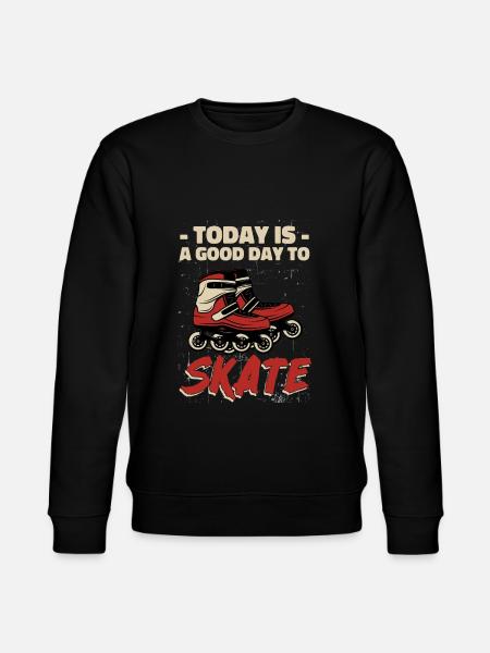 Inline Skating Inline Skating Gift - Stanley/Stella CHANGER Unisex Organic Sweatshirt - black