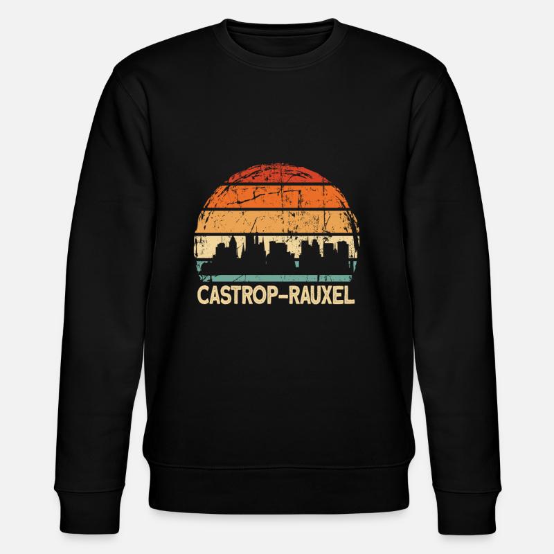 Castrop-Rauxel - Stanley/Stella Unisex Bio-Sweatshirt CHANGER  - Schwarz