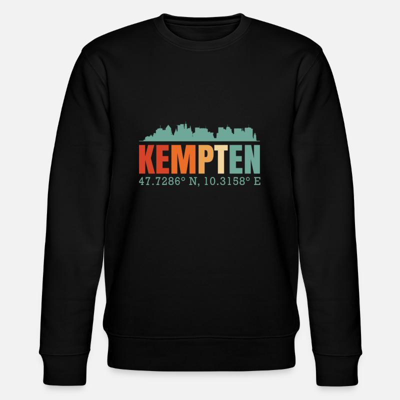 Kempten - Stanley/Stella Unisex Bio-Sweatshirt CHANGER  - Schwarz