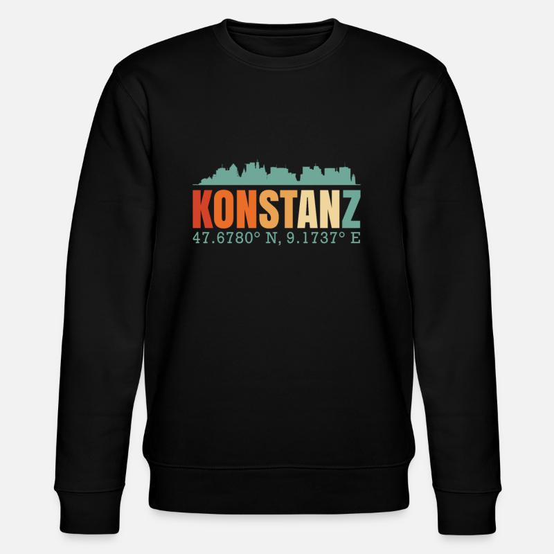 Konstanz - Stanley/Stella Unisex Bio-Sweatshirt CHANGER  - Schwarz