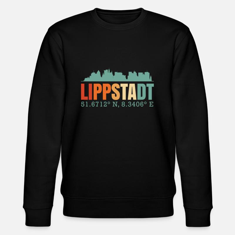 Lippstadt - Stanley/Stella Unisex Bio-Sweatshirt CHANGER  - Schwarz