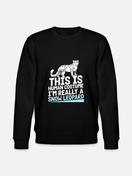 Schneeleopard - Stanley/Stella Unisex Bio-Sweatshirt CHANGER - Schwarz