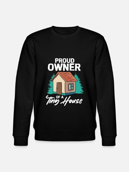 Tiny House - Stanley/Stella Unisex Bio-Sweatshirt CHANGER  - Schwarz