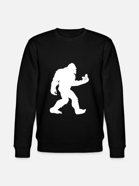 Garlic Garlic Bread Food Gift - Stanley/Stella CHANGER Unisex Organic Sweatshirt - black