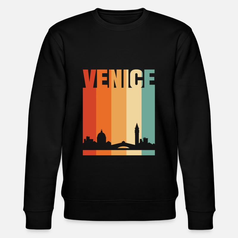 Venice - Stanley/Stella Unisex Bio-Sweatshirt CHANGER  - Schwarz