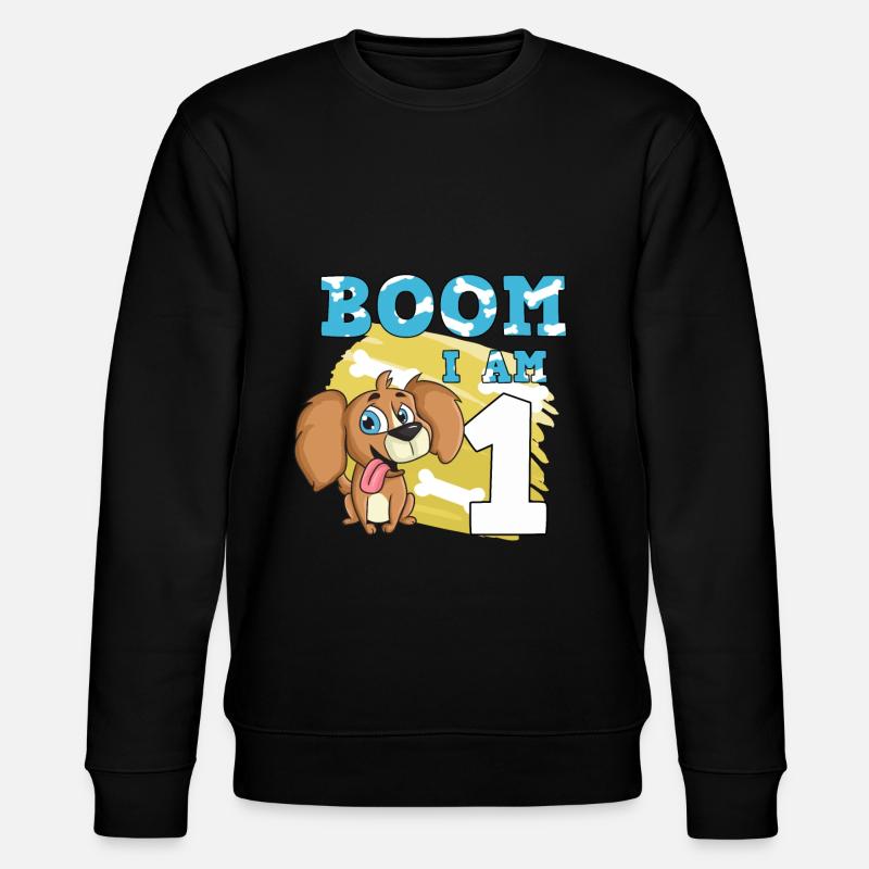 Chien de 1er anniversaire - Sweat bio CHANGER Stanley/Stella Unisexe - noir