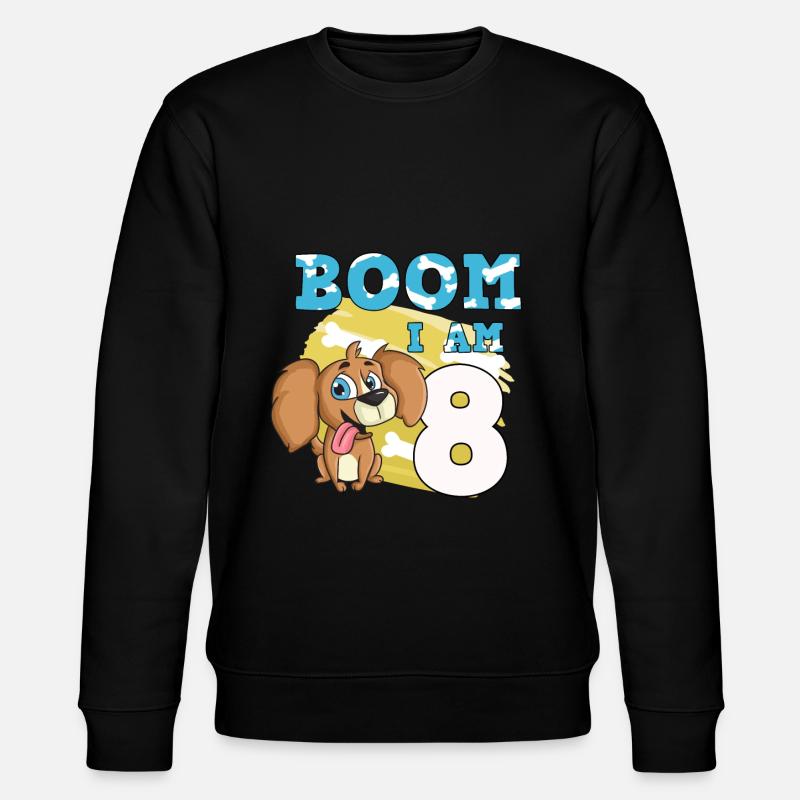 Chien de 8e anniversaire - Sweat bio CHANGER Stanley/Stella Unisexe - noir