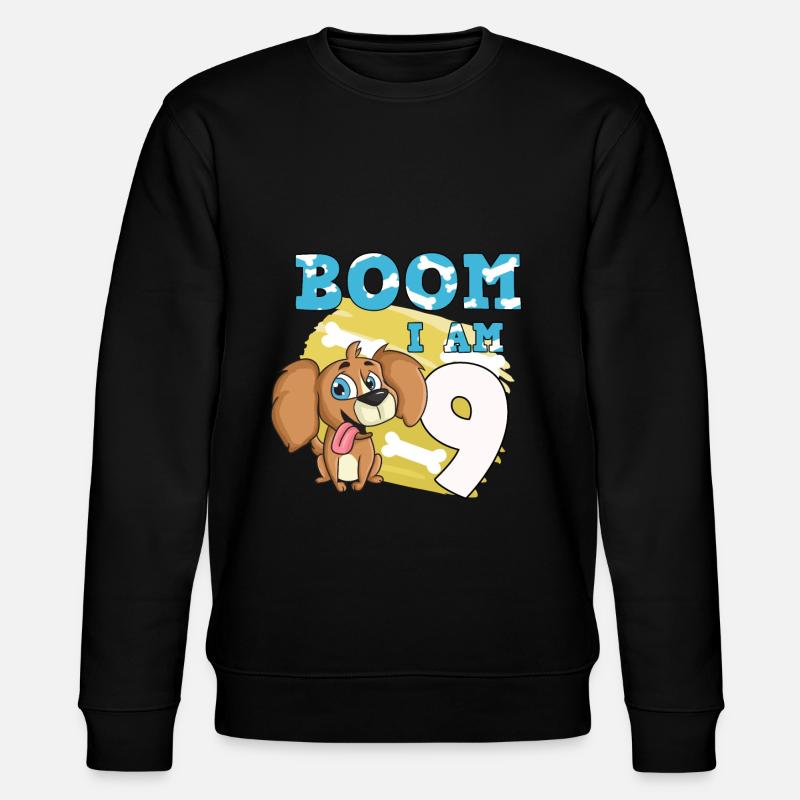 Chien de 9e anniversaire - Sweat bio CHANGER Stanley/Stella Unisexe - noir