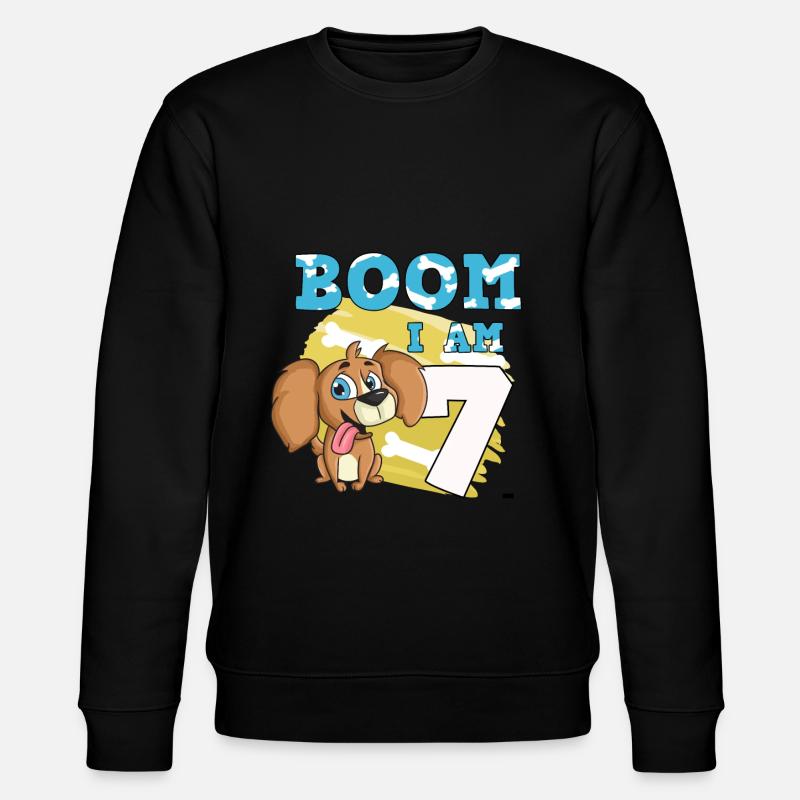 Chien de 7e anniversaire - Sweat bio CHANGER Stanley/Stella Unisexe - noir