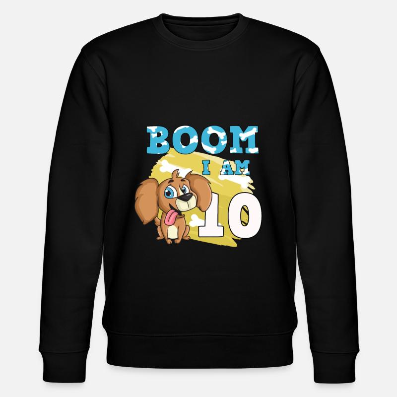 Chien de 10e anniversaire - Sweat bio CHANGER Stanley/Stella Unisexe - noir