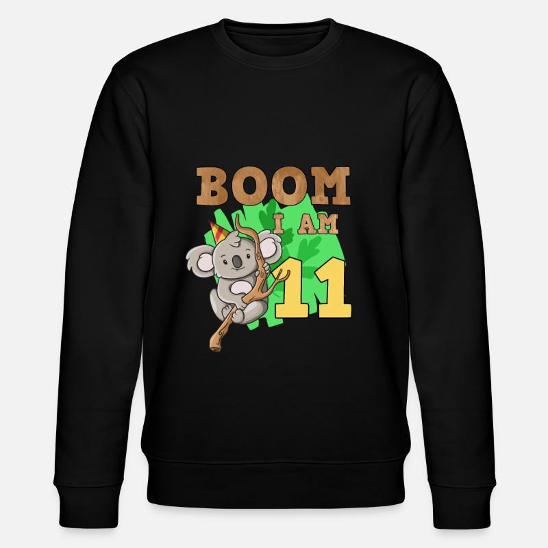 11e anniversaire koala - Sweat bio CHANGER Stanley/Stella Unisexe - noir