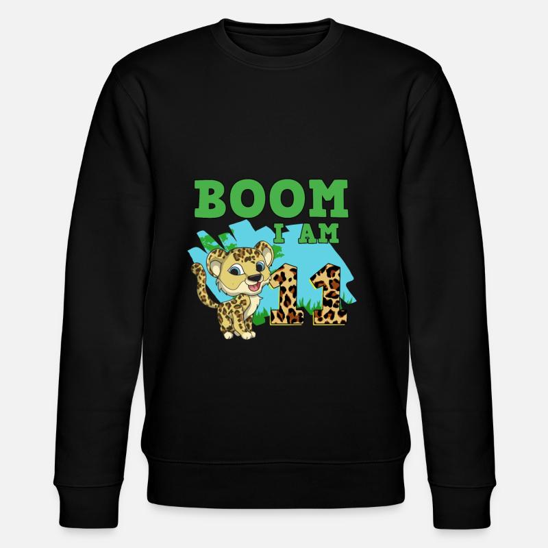 Léopard du 11e anniversaire - Sweat bio CHANGER Stanley/Stella Unisexe - noir