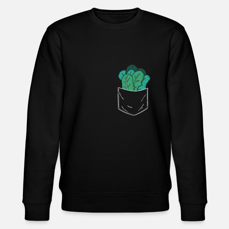 Spinach - Stanley/Stella CHANGER Unisex Organic Sweatshirt - black