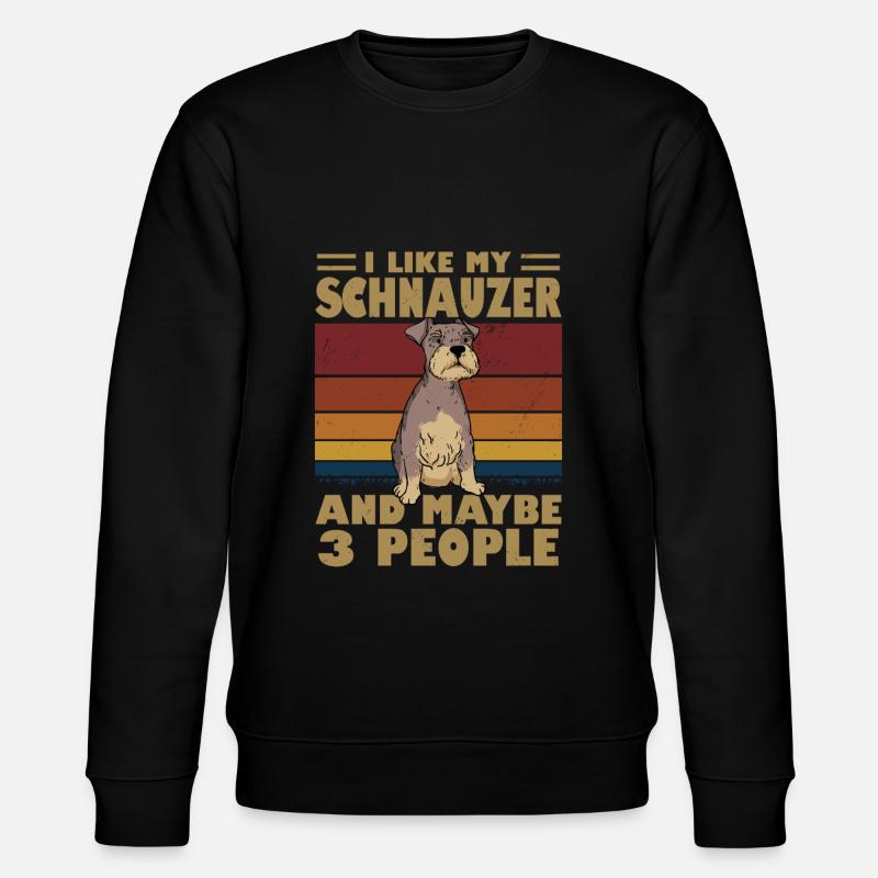Miniature Schnauzer - Sweat bio CHANGER Stanley/Stella Unisexe - noir