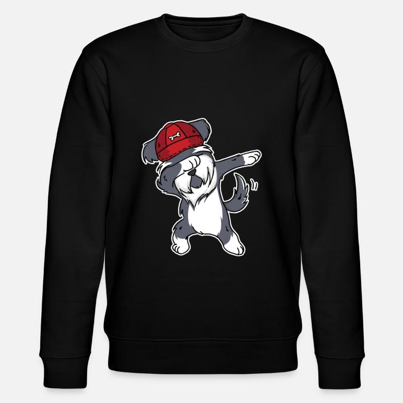 Miniature Schnauzer - Stanley/Stella CHANGER Unisex Organic Sweatshirt - black