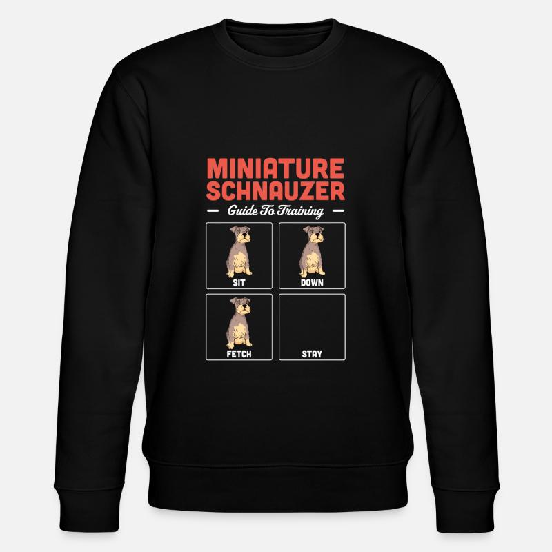 Miniature Schnauzer - Sweat bio CHANGER Stanley/Stella Unisexe - noir