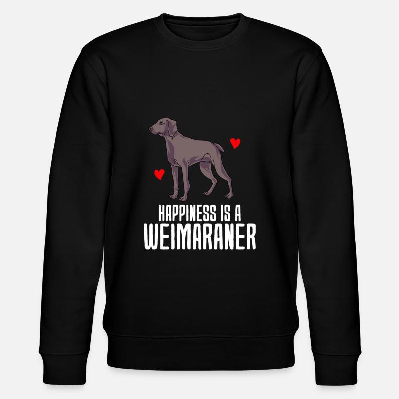 Weimaraner - Stanley/Stella Unisex Bio-Sweatshirt CHANGER  - Schwarz