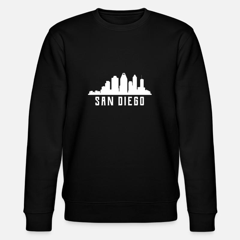 San Diego Skyline - Stanley/Stella Unisex Bio-Sweatshirt CHANGER  - Schwarz