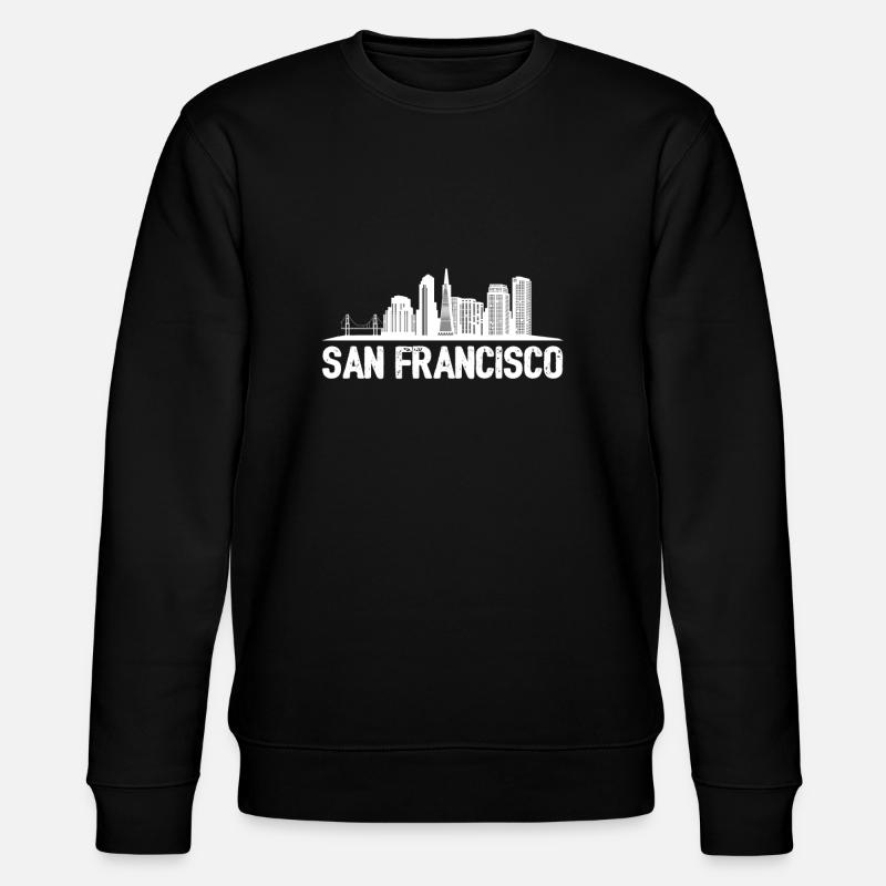 San Francisco Skyline - Stanley/Stella Unisex Bio-Sweatshirt CHANGER  - Schwarz