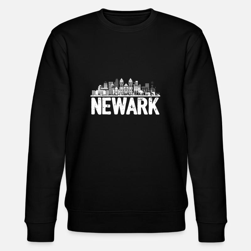 Newark Skyline - Stanley/Stella Unisex Bio-Sweatshirt CHANGER  - Schwarz
