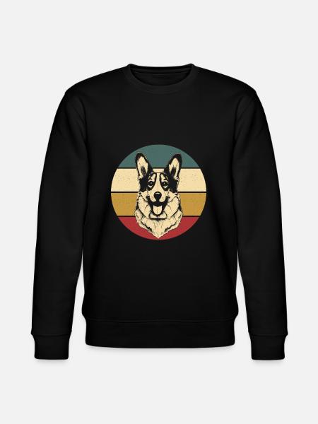 Welsh Corgi - Stanley/Stella CHANGER Unisex Organic Sweatshirt - black
