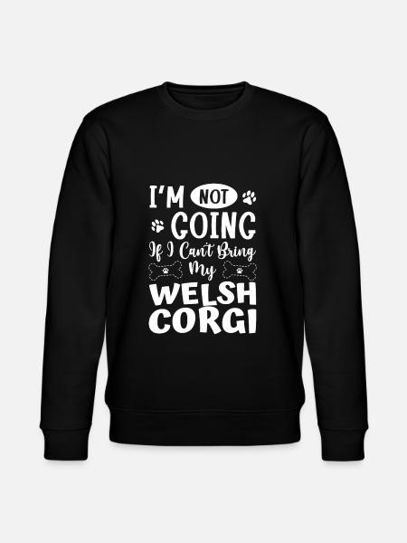 Welsh Corgi - Stanley/Stella CHANGER Unisex Organic Sweatshirt - black