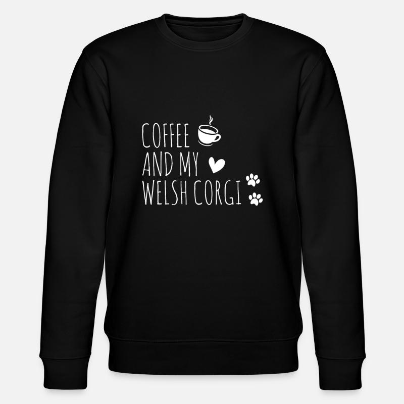 Welsh Corgi - Stanley/Stella Unisex Bio-Sweatshirt CHANGER  - Schwarz