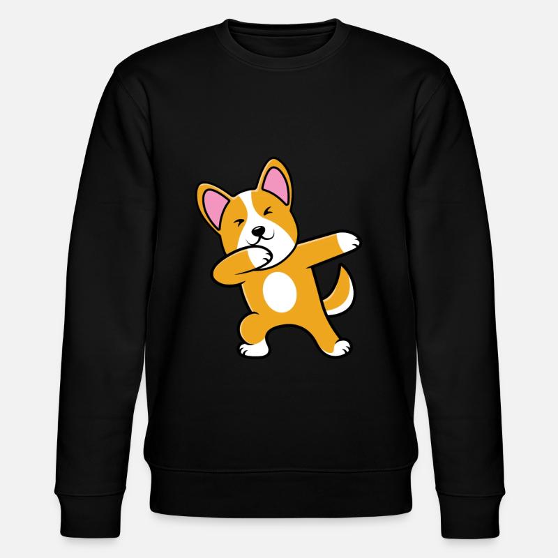 Welsh Corgi - Stanley/Stella Unisex Bio-Sweatshirt CHANGER  - Schwarz