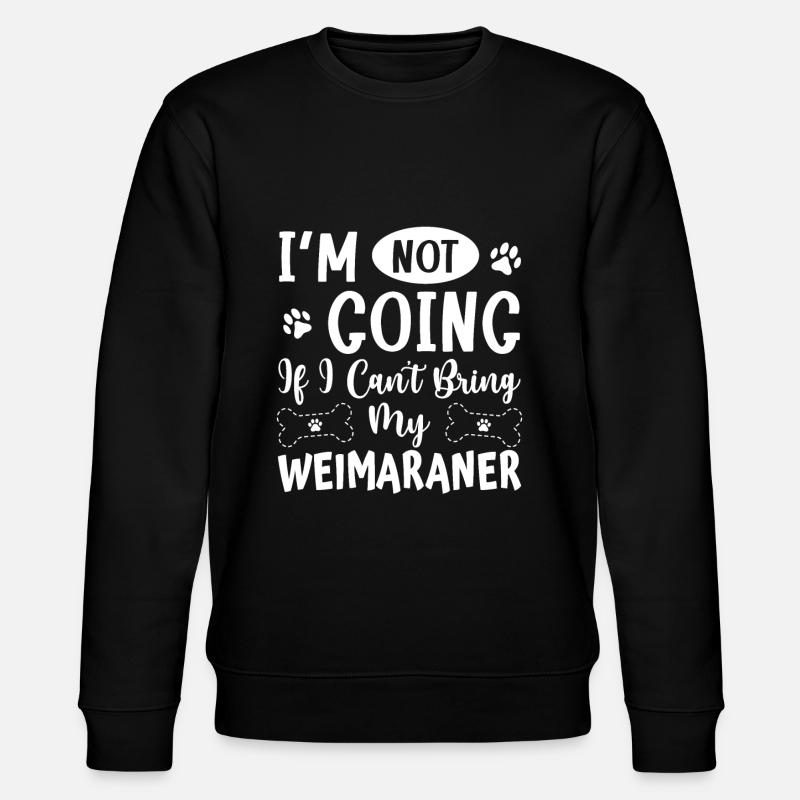 Weimaraner - Stanley/Stella CHANGER Unisex Organic Sweatshirt - black