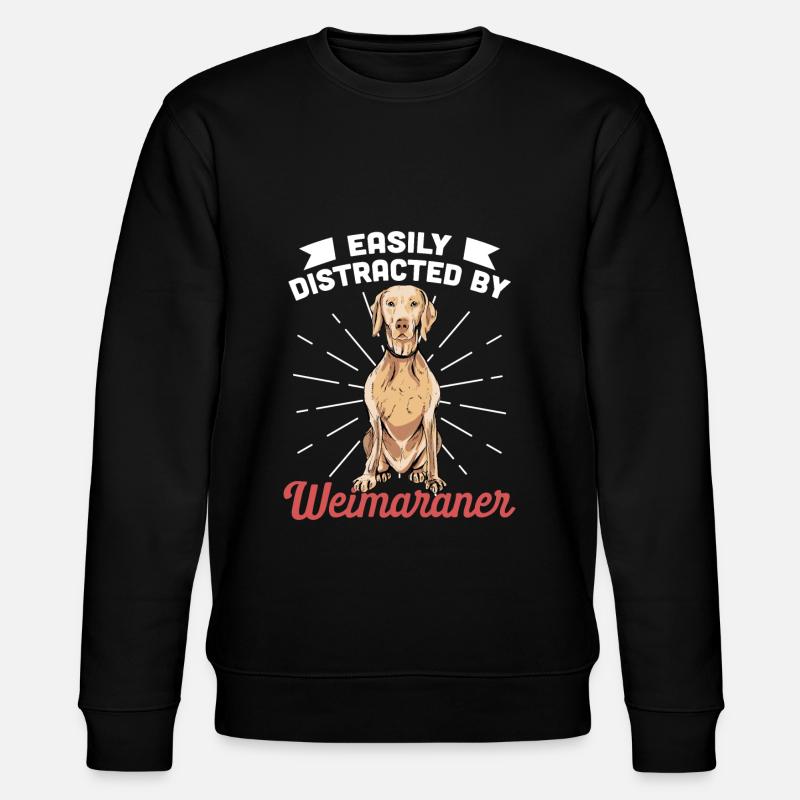 Weimaraner - Sweat bio CHANGER Stanley/Stella Unisexe - noir