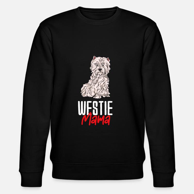 West Highland Terrier - Stanley/Stella Unisex Bio-Sweatshirt CHANGER  - Schwarz